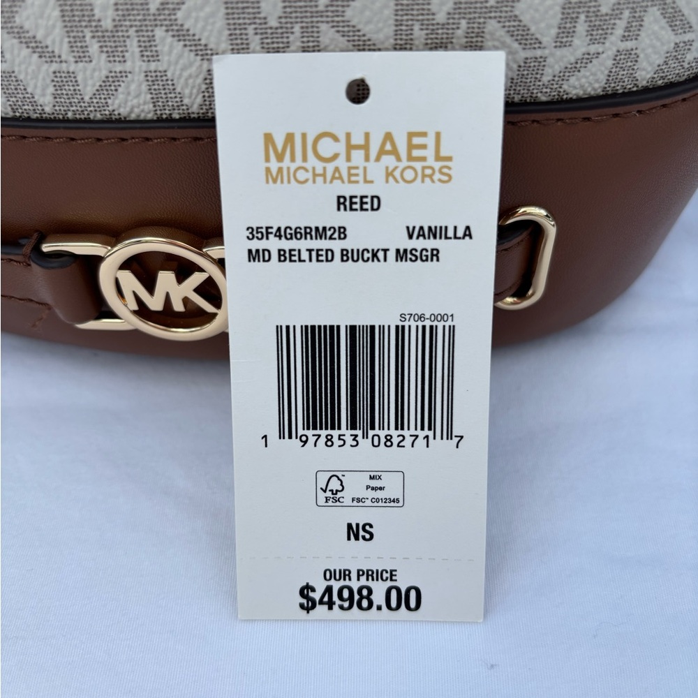 Michael Kors Reed Medium Bucket Bag - Picture 6 of 6